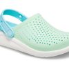 Crocs (GS) LiteRide Clogs „Neo Mint White“ 205964-3TM