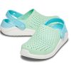 Crocs (GS) LiteRide Clogs „Neo Mint White“ 205964-3TM