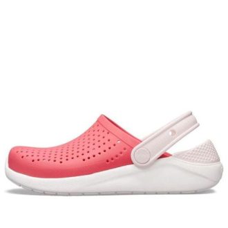 Crocs (GS) LiteRide Clogs „Weiß Pink“ 205964-6EW