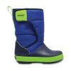 Crocs (GS) LodgePoint Schneestiefel „Royal Blue“ 204660-4HD