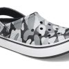 Crocs (GS) Off Court Printed Clogs „Grau Schwarz Weiß“ 209150-066