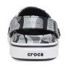 Crocs (GS) Off Court Printed Clogs „Grau Schwarz Weiß“ 209150-066