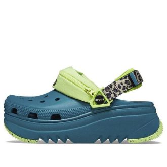 Crocs Hiker Xscape Animal Print Clog „Blaugrün“ 208605-9DB