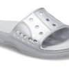 Crocs II Metallic Slides „Silber“ 209210-1FT