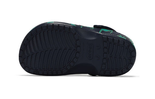 Crocs Kinder Crocs Classic Clog Sportsandalen „Grün Schwarz“ 207017-4HQ Crocs Kinder Crocs Classic Clog Sportsandalen „Grün Schwarz“ 207017-4HQ