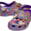 Crocs Lisa Frank x Classic Clog „Neon Purple Multi Hearts“ 207736-573 Crocs Lisa Frank x Classic Clog „Neon Purple Multi Hearts“ 207736-573