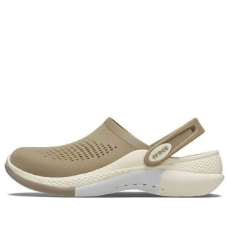Crocs LiteRide 360  Ombre Marmorierte Clogs „Khaki Bone“ 208281-2YI