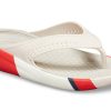 Crocs LiteRide Colorblock Slides „Weiß Rot“ 205625-6PL