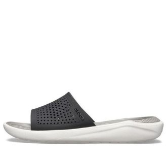 Crocs LiteRide Fashion Hausschuhe Unisex hellgrau 205183-05M