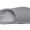 Crocs LiteRide Flash Schuhe Rauchgrau Weiß Sandalen 204592-06J Crocs LiteRide Flash Schuhe Rauchgrau Weiß Sandalen 204592-06J