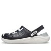 Crocs LiteRide Logo Clogs „Schwarz Weiß“ 205554-066
