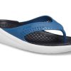 Crocs LiteRide Outdoor Strand Flip-Flops Schwarz Blau 205182-4SB