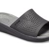 Crocs LiteRide Schwarz Grau Sandalen „Black Grey“ 205183-0DD