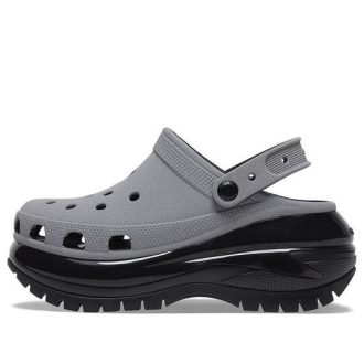 Crocs Mega Crush Reflective Clogs „Grau Schwarz“ 209172-1LP