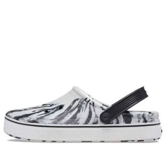 Crocs Off Court Clogs „Marmor Weiß Schwarz“ 208601-066