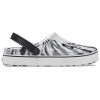 Crocs Off Court Clogs „Marmor Weiß Schwarz“ 208601-066