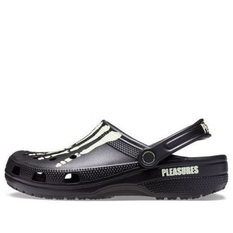 Crocs Pleasures x Classic Clog „Skelett – Im Dunkeln leuchtend“ 208267-001