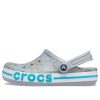 Crocs Printing Beach Unisex Grau Blau Sandalen „Grey Blue“ 206232-0ES
