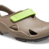 Crocs (PS) All Terrain Fisherman Sandalen „Beige Grün“ 208351-260