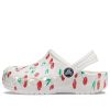 Crocs (PS) Baya Graphic Clogs „Weiße Kirsche“ 207017-1F6