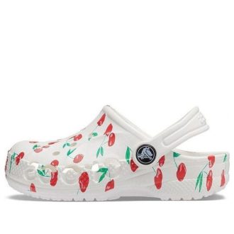 Crocs (PS) Baya Graphic Clogs „Weiße Kirsche“ 207017-1F6