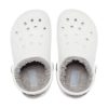 Crocs (PS) Classic Baya gefütterter Clog „Weiß Grau“ 207500-11H