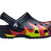 Crocs (PS) Classic Flame Broiled Clog „Schwarz Rot Grün“ 206629-0X9 Crocs (PS) Classic Flame Broiled Clog „Schwarz Rot Grün“ 206629-0X9