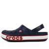 Crocs (PS) Corcband Bold Logo Minimalistic Casual Blau Rot Sandalen „Blau Rot“ 206022-4CC Crocs (PS) Corcband Bold Logo Minimalistic Casual Blau Rot Sandalen „Blau Rot“ 206022-4CC