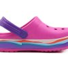 Crocs (PS) Crocband Wavy Band Small Crocs Casual Pink Purple Sandalen „Pink Purple“ 205697-6L0
