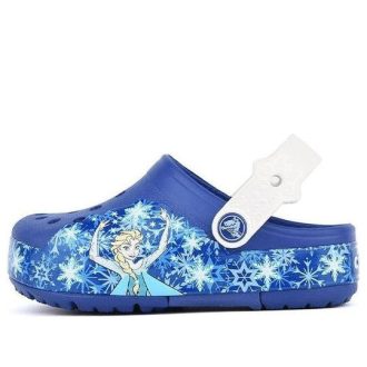 Crocs (PS) Crocslight Frozen Clogs „Blau Weiß“ 202357-4BE
