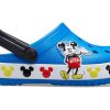 Crocs (PS) Disney Mickey Outdoor Flacher Absatz Sport Blau Sandalen 206307-4JL Crocs (PS) Disney Mickey Outdoor Flacher Absatz Sport Blau Sandalen 206307-4JL