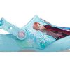Crocs (PS) Frozen Printing Outdoor Flache Ferse Sport Blau Sandalen 207078-4O9 Crocs (PS) Frozen Printing Outdoor Flache Ferse Sport Blau Sandalen 207078-4O9