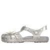 Crocs (PS) Isabella Charm Minimalistische Freizeitsandalen Silber 205535-040