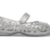 Crocs (PS) Isabella Flower Flat „Silber“ 205461-040