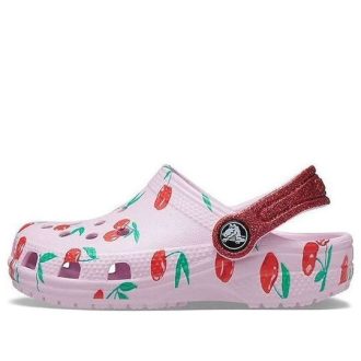 Crocs (PS) Klassische Clogs mit Fruchtdruck, stilvolle Sport-Sandalen in Rosa, 207150-6GD Crocs (PS) Klassische Clogs mit Fruchtdruck, stilvolle Sport-Sandalen in Rosa, 207150-6GD