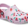 Crocs (PS) Klassische Clogs mit Fruchtdruck, stilvolle Sport-Sandalen in Rosa, 207150-6GD