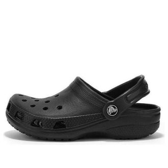 Crocs (PS) Klassische minimalistische Casual Outdoor Beach Schwarze Sandalen 204536-001 Crocs (PS) Klassische minimalistische Casual Outdoor Beach Schwarze Sandalen 204536-001