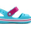 Crocs (PS) Kleine Crocs Beach eisblaue Sandalen 12856-4FV Crocs (PS) Kleine Crocs Beach eisblaue Sandalen 12856-4FV