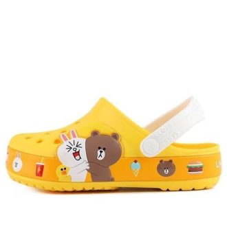 Crocs (PS) Kleine Crocs Beach Gelbe Sandalen 206028-730 Crocs (PS) Kleine Crocs Beach Gelbe Sandalen 206028-730