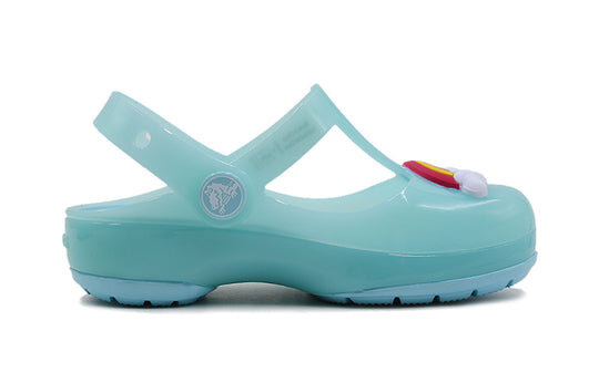 Crocs (PS) Kleine Crocs Outdoor Flat Heel Sports eisblaue Sandalen 205534-4O9 Crocs (PS) Kleine Crocs Outdoor Flat Heel Sports eisblaue Sandalen 205534-4O9