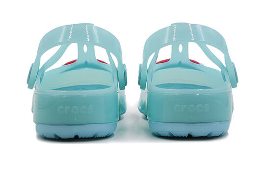 Crocs (PS) Kleine Crocs Outdoor Flat Heel Sports eisblaue Sandalen 205534-4O9 Crocs (PS) Kleine Crocs Outdoor Flat Heel Sports eisblaue Sandalen 205534-4O9