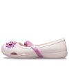 Crocs (PS) Lina Charm Flat Flowers Blassrosa Sandalen 205529-6PI Crocs (PS) Lina Charm Flat Flowers Blassrosa Sandalen 205529-6PI