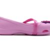 Crocs (PS) Lina Flat Kleine Casual Rosa Sandalen 205040-6I2 Crocs (PS) Lina Flat Kleine Casual Rosa Sandalen 205040-6I2