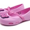 Crocs (PS) Lina Flat Kleine Casual Rosa Sandalen 205040-6I2 Crocs (PS) Lina Flat Kleine Casual Rosa Sandalen 205040-6I2