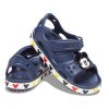 Crocs (PS) Lustige Mickey-Klettverschluss-Outdoor-Sandalen mit offener Zehenpartie und flachem Absatz, tiefblau, 206171-410 Crocs (PS) Lustige Mickey-Klettverschluss-Outdoor-Sandalen mit offener Zehenpartie und flachem Absatz, tiefblau, 206171-410