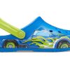 Crocs (PS) Lustiges Muster Flacher Absatz Sport Blau Sandalen 207074-4JL Crocs (PS) Lustiges Muster Flacher Absatz Sport Blau Sandalen 207074-4JL