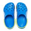 Crocs (PS) Lustiges Muster Flacher Absatz Sport Blau Sandalen 207074-4JL Crocs (PS) Lustiges Muster Flacher Absatz Sport Blau Sandalen 207074-4JL