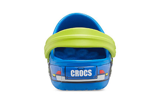 Crocs (PS) Lustiges Muster Flacher Absatz Sport Blau Sandalen 207074-4JL Crocs (PS) Lustiges Muster Flacher Absatz Sport Blau Sandalen 207074-4JL