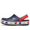 Crocs (PS) Mickey Outdoor Flat Heel Sports Dunkelblaue Sandalen 207077-410 Crocs (PS) Mickey Outdoor Flat Heel Sports Dunkelblaue Sandalen 207077-410
