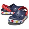 Crocs (PS) Mickey Outdoor Flat Heel Sports Dunkelblaue Sandalen 207077-410 Crocs (PS) Mickey Outdoor Flat Heel Sports Dunkelblaue Sandalen 207077-410